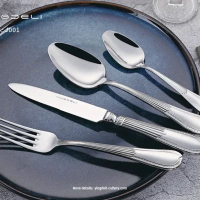 j001 classic flatware bulk supplier stainless steel spoons forks knife