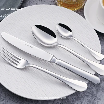 j006 classic cutlery sets supplier stainless steel spoons forks knife (复制)