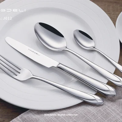 j012 classic silverware supplier stainless steel spoons forks knife