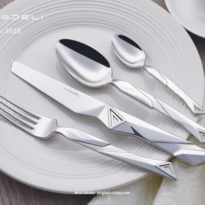 Özel siparişler için s025 lüks çatal bıçak takımı üreticisi