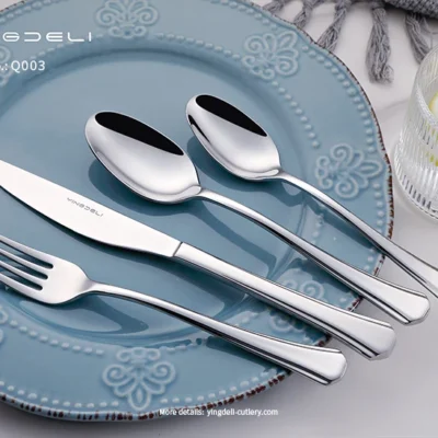 q003 buy lightweight silverware sets from factory supplier