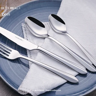 q005 factory direct lightweight flatware for bulk orders