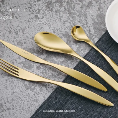 q010 customized lightweight flatware stainless steel cutlery