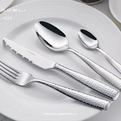 x010 customized modern flatware stainless steel spoons forks knife