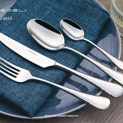 x016 bulk modern silverware stainless steel spoons forks knife