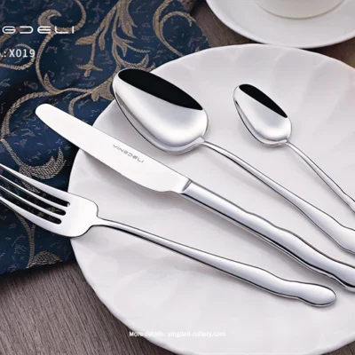 x019 customized modern cutlery for commercial use
