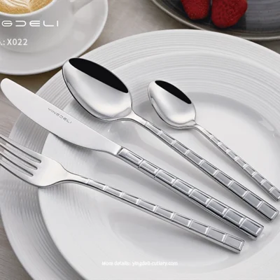 x022 wholesale modern silverware sets for export