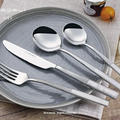x023 modern cutlery manufacturer stainless steel spoons forks knife