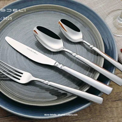 x025 bulk modern tableware stainless steel spoons forks knife supplier