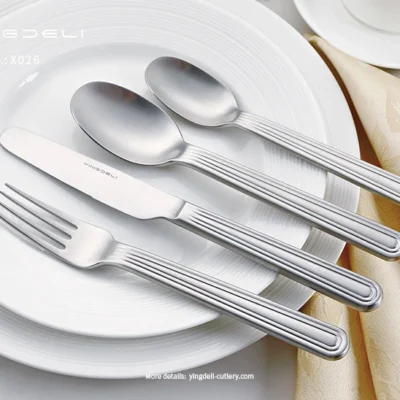 x026 factory wholesale modern silverware for hotels