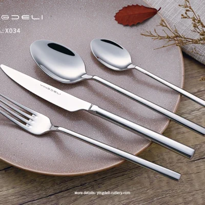 x034 oteller için toplu modern gümüş takımları satın alın