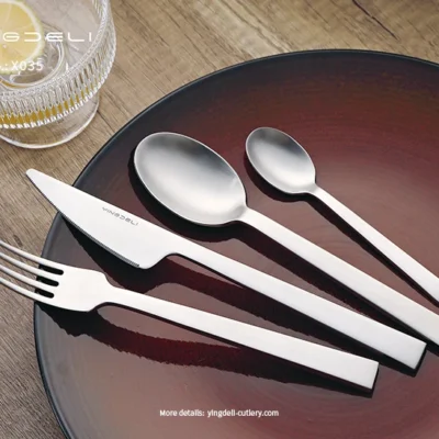 x035 özel etkinlikler için toptan modern çatal bıçak setleri