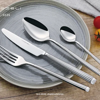 x039 fabrika modern paslanmaz çelik kaşık çatal bıçak temini