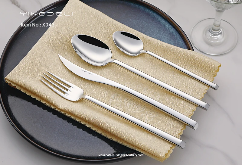 x043 buy modern cutlery wholesale stainless steel spoons forks knife set